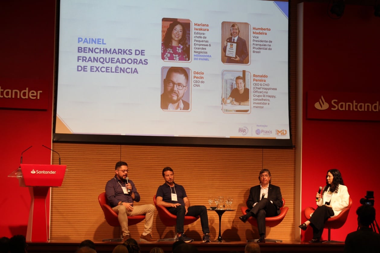 Painel “Benchmarks de Franqueadoras de Excelência” no Encontro Executivo de Benchmarking